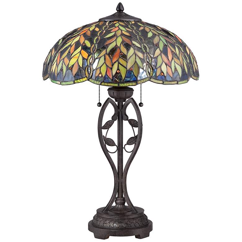 Image 1 Quoizel Belle Tiffany-Style Table Lamp