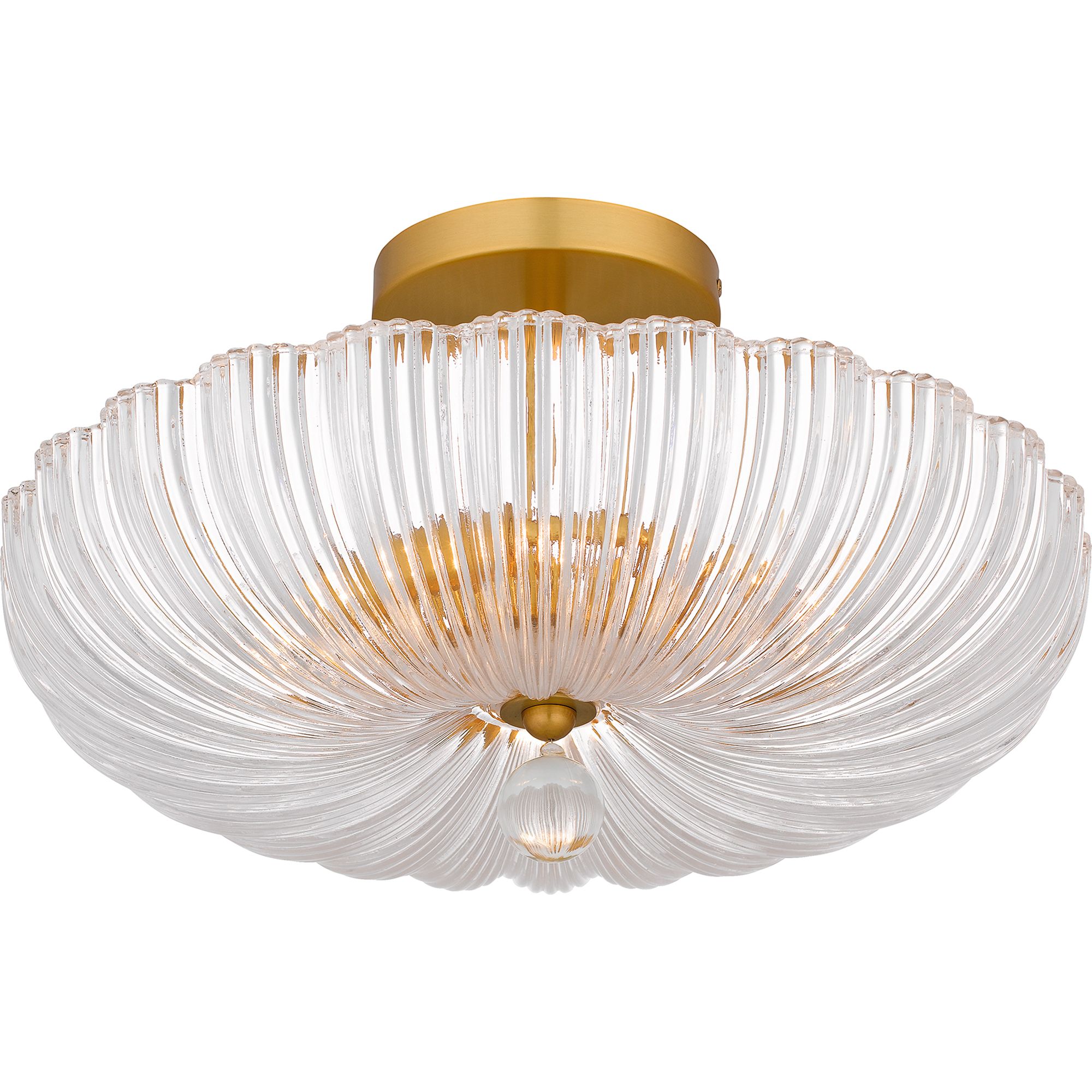Image 5 Quoizel Belmond 15 3/4" Wide Brushed Gold Ceiling Light more views
