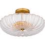 5_Quoizel Belmond 15 3/4" Wide Brushed Gold Ceiling Light more views