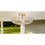 7_Quoizel Belmond 15 3/4" Wide Brushed Gold Ceiling Light more views