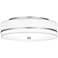Quoizel Belotte 15" Wide Brushed Nickel Ceiling Light
