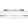Thumbnail3 of Quoizel Belotte 15" Wide Brushed Nickel Ceiling Light more views