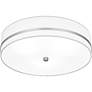 Thumbnail4 of Quoizel Belotte 15" Wide Brushed Nickel Ceiling Light more views