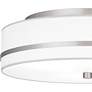 5_Quoizel Belotte 15" Wide Brushed Nickel Ceiling Light more views