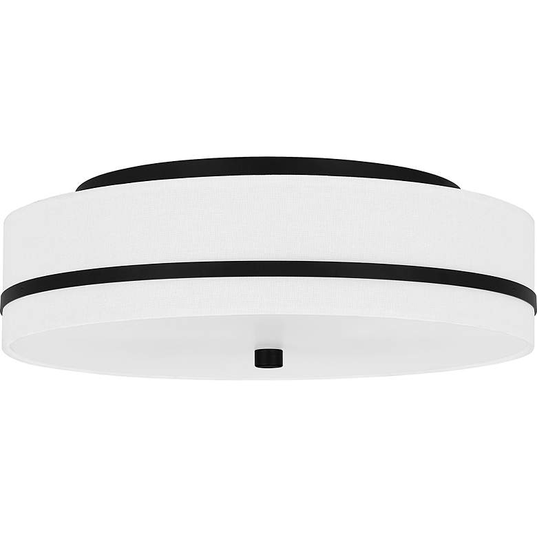 Image 2 Quoizel Belotte 15" Wide Brushed Nickel Ceiling Light more views