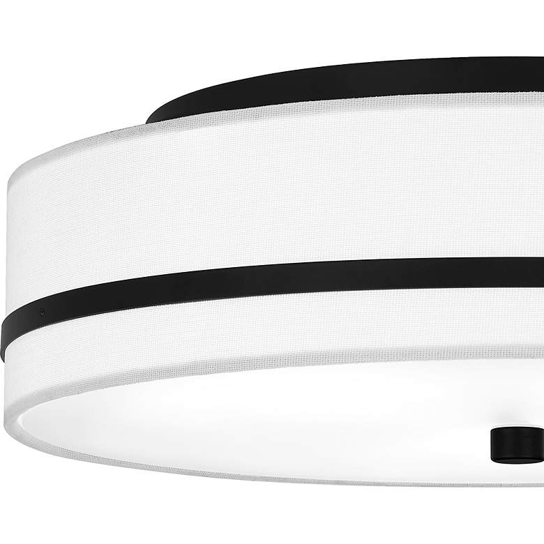 Image 5 Quoizel Belotte 15" Wide Brushed Nickel Ceiling Light more views