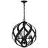 Quoizel Blacksmith 19 1/2" Wide Earth Black 4-Light Pendant