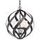 Quoizel Blacksmith 19 1/2" Wide Earth Black 4-Light Pendant