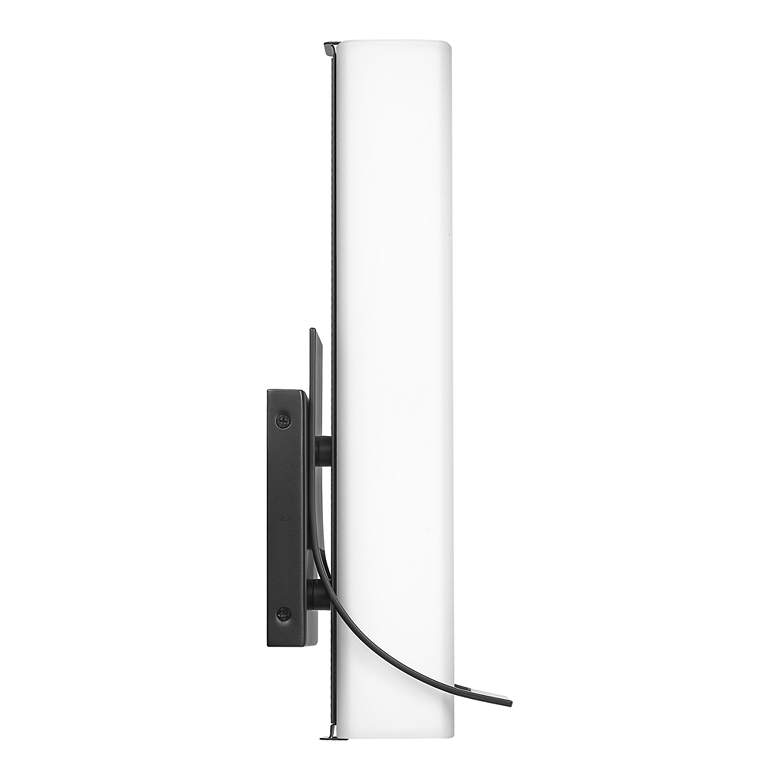 Image 3 Quoizel Blade 13 1/2" High Earth Black LED Wall Sconce more views