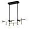 Quoizel Blaire 39 1/2" Wide Black 8-Light LED Island Pendant