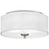 Quoizel Blanche 16" Wide Matte Black Ceiling Light