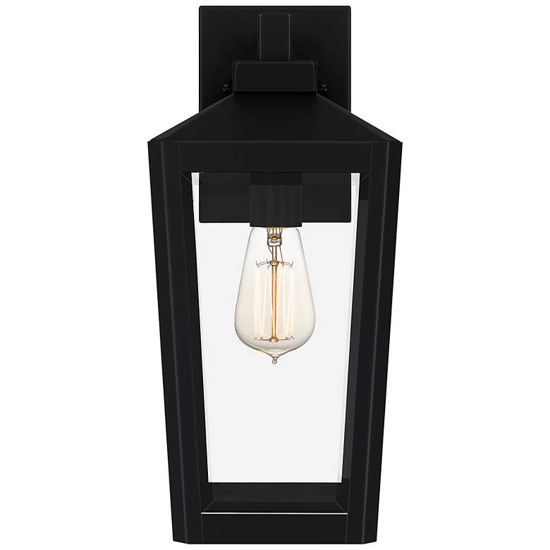 Image 4 Quoizel Blomfield 15 1/2 inch High Matte Black Outdoor Wall Light more views