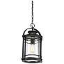 4_Quoizel Booker 17 3/4"H Mystic Black Outdoor Hanging Light more views
