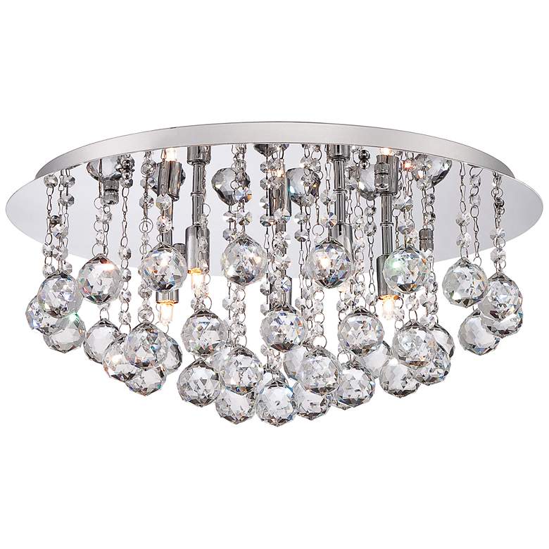 Image 2 Quoizel Bordeaux 19 3/4" Wide Polished Chrome Ceiling Light