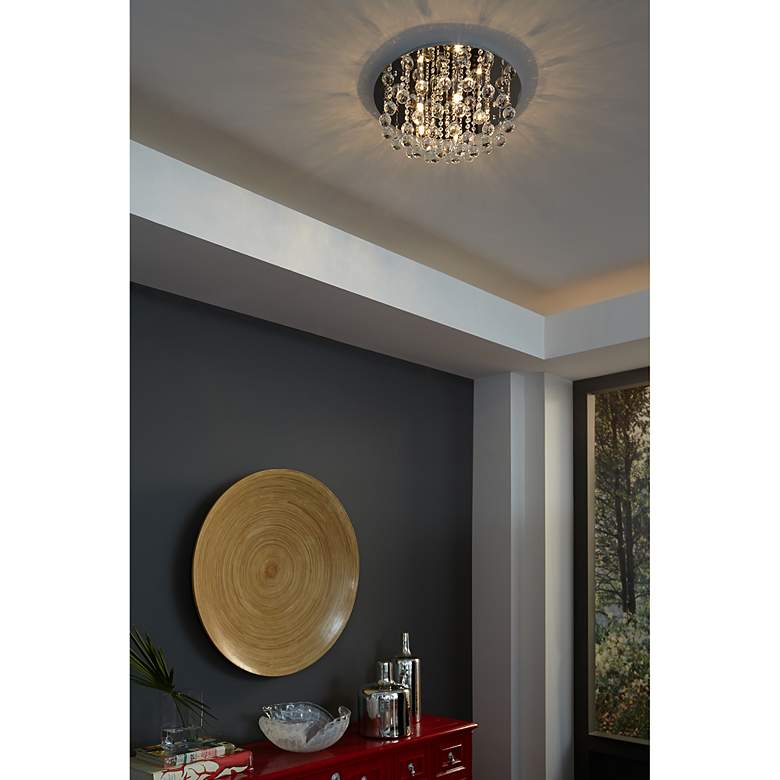 Image 4 Quoizel Bordeaux 19 3/4" Wide Polished Chrome Ceiling Light more views