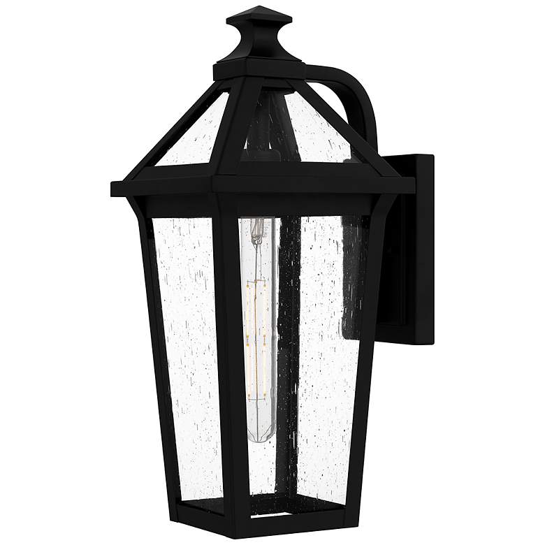 Image 2 Quoizel Boulevard 17 1/2"H Matte Black Outdoor Wall Light