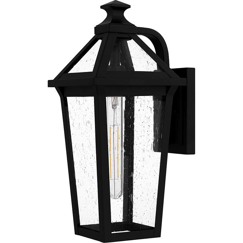 Image 3 Quoizel Boulevard 17 1/2"H Matte Black Outdoor Wall Light more views