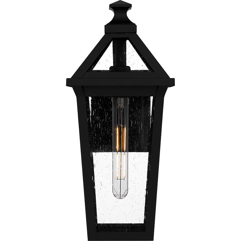 Image 4 Quoizel Boulevard 17 1/2"H Matte Black Outdoor Wall Light more views