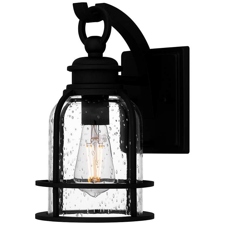 Image 2 Quoizel Bowles 12" High 1-Light Earth Black Outdoor Wall Lantern