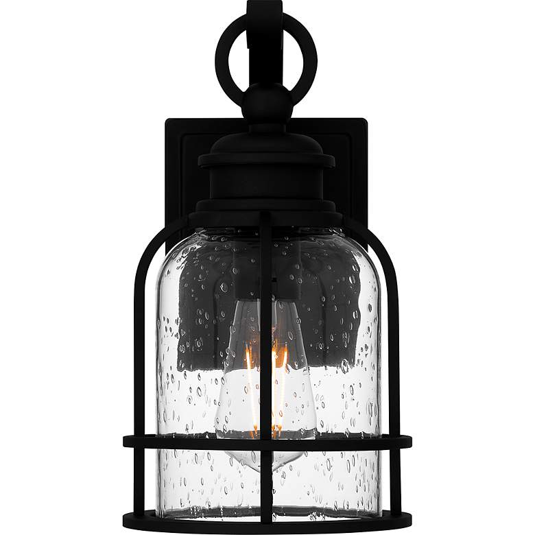 Image 5 Quoizel Bowles 12" High 1-Light Earth Black Outdoor Wall Lantern more views