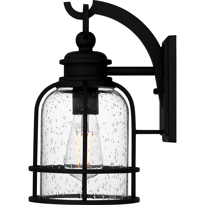 Image 6 Quoizel Bowles 12" High 1-Light Earth Black Outdoor Wall Lantern more views