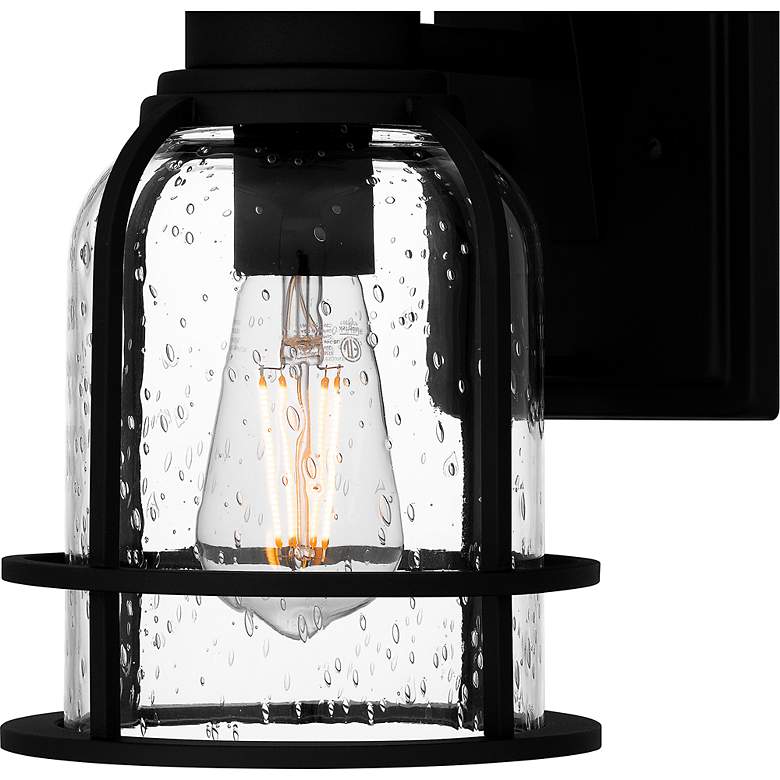 Image 7 Quoizel Bowles 12" High 1-Light Earth Black Outdoor Wall Lantern more views