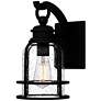 2_Quoizel Bowles 12" High Earth Black Outdoor Wall Light