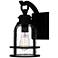 Quoizel Bowles 12" High Earth Black Outdoor Wall Light