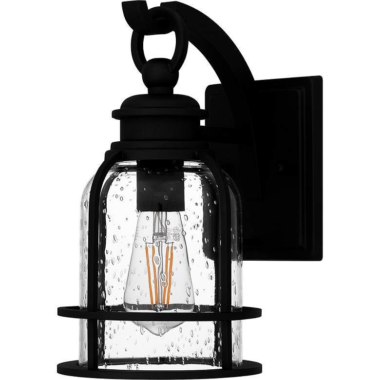 Image 4 Quoizel Bowles 12" High Earth Black Outdoor Wall Light more views