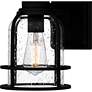 7_Quoizel Bowles 12" High Earth Black Outdoor Wall Light more views
