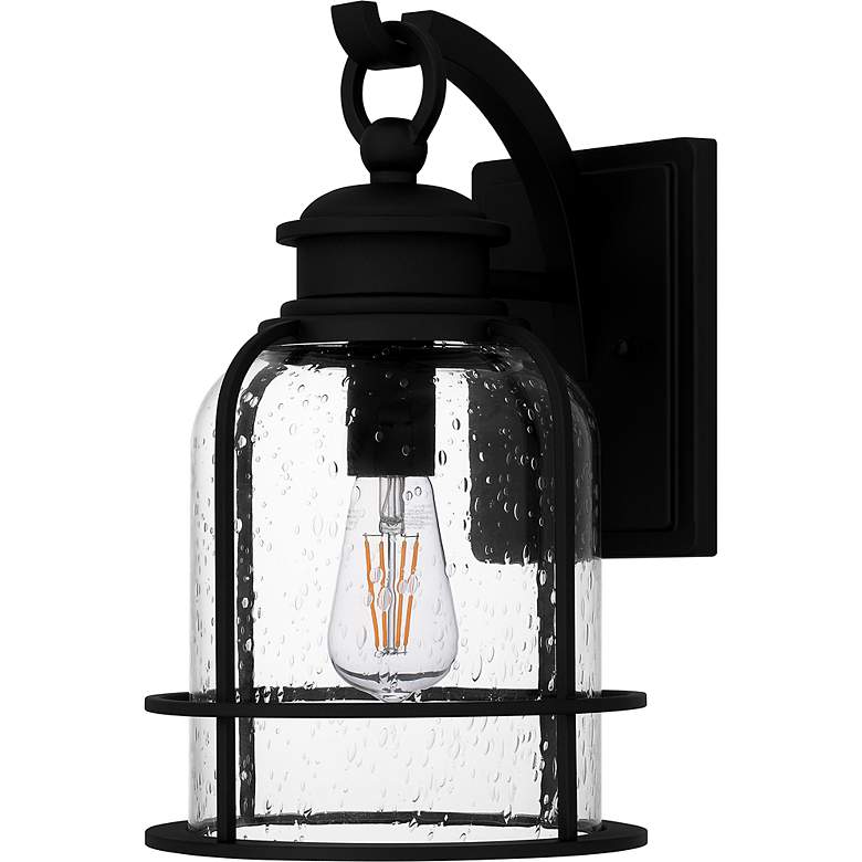 Image 4 Quoizel Bowles 14 1/2" High Earth Black Outdoor Wall Light more views