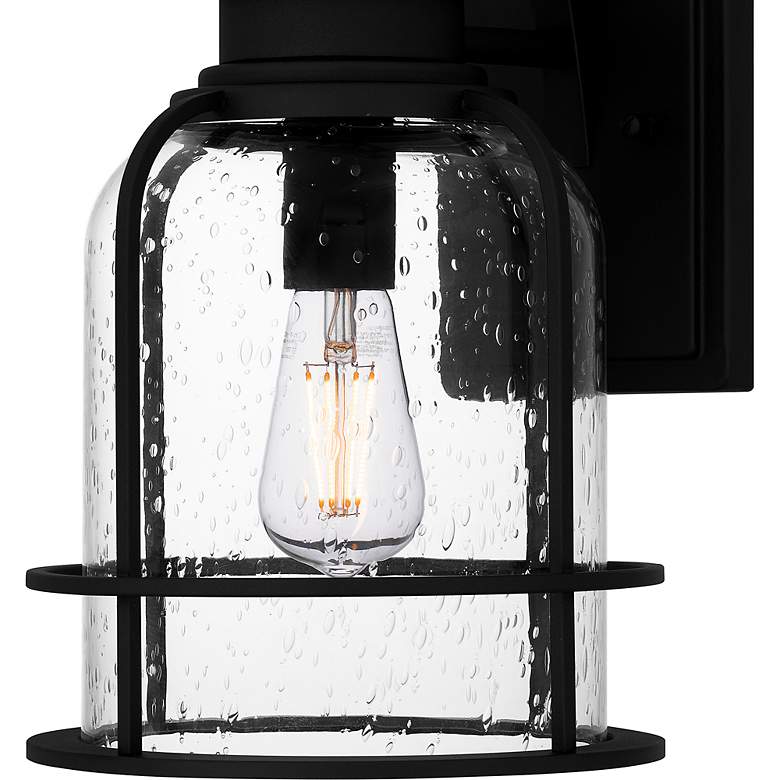 Image 7 Quoizel Bowles 14 1/2" High Earth Black Outdoor Wall Light more views