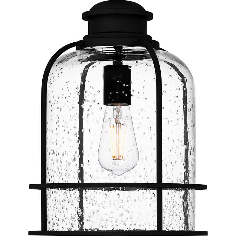 Image 5 Quoizel Bowles 16 1/4"H Earth Black Outdoor Hanging Light more views