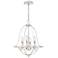 Quoizel Bradbury 16"W Antique White 4-Lt Pendant Chandelier