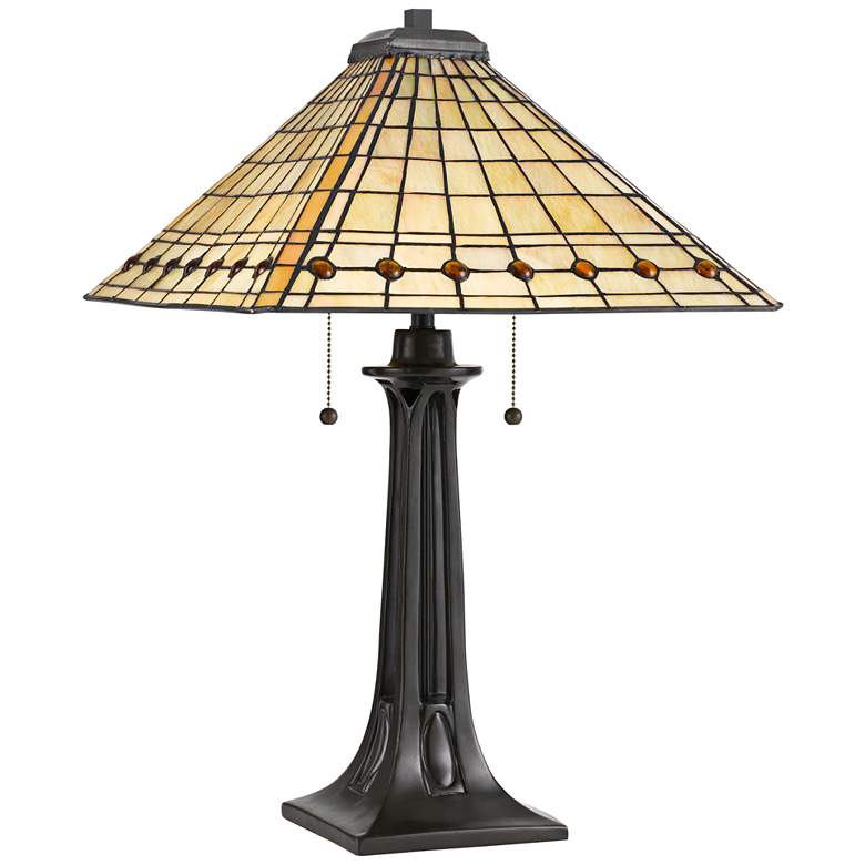 Image 1 Quoizel Braden Vintage Bronze Table Lamp