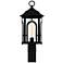 Quoizel Brampton 20 1/4" High Matte Black Outdoor Post Mount Light