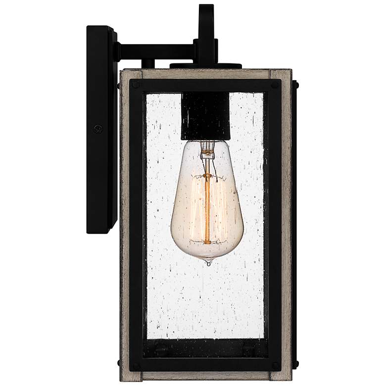 Image 6 Quoizel Bramshaw 11 1/2 inch High Matte Black Outdoor Wall Light more views