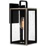 Thumbnail3 of Quoizel Bramshaw 13 3/4" High Matte Black Outdoor Wall Light