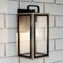 Quoizel Bramshaw 13 3/4" High Matte Black Outdoor Wall Light in scene