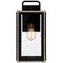 Quoizel Bramshaw 13 3/4" High Matte Black Outdoor Wall Light in scene