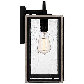 Image5 of Quoizel Bramshaw 13 3/4" High Matte Black Outdoor Wall Light more views