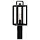 Quoizel Bramshaw 18 3/4" High Matte Black Outdoor Post Mount Light