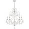 Quoizel Bray 29" Wide Antique White 5-Light Chandelier