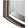 Quoizel Breckenridge Bronze 21" x 35" Frame Wall Mirror