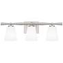 Thumbnail2 of Quoizel Brindley 23 1/2"W Brushed Nickel 3-Light Bath Light