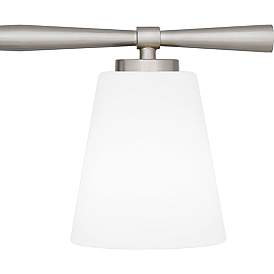 Image5 of Quoizel Brindley 23 1/2"W Brushed Nickel 3-Light Bath Light more views