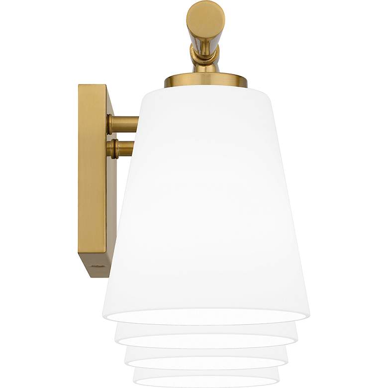Image 5 Quoizel Brindley 31 1/4" Wide Aged Brass 4-Light Bath Light more views