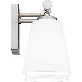 Image5 of Quoizel Brindley 7 1/4"H Brushed Nickel 2-Light Wall Sconce more views