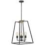 4_Quoizel Brockton 17"W Gray Ash 4-Light Foyer Pendant Light more views