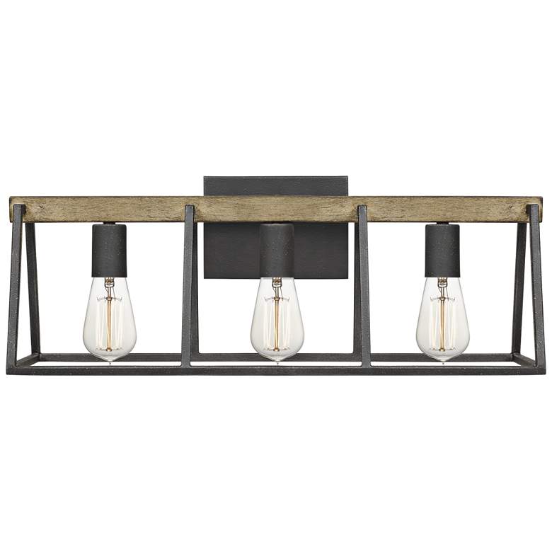 Image 1 Quoizel Brockton 24" Wide Gray Ash 3-Light Bath Light